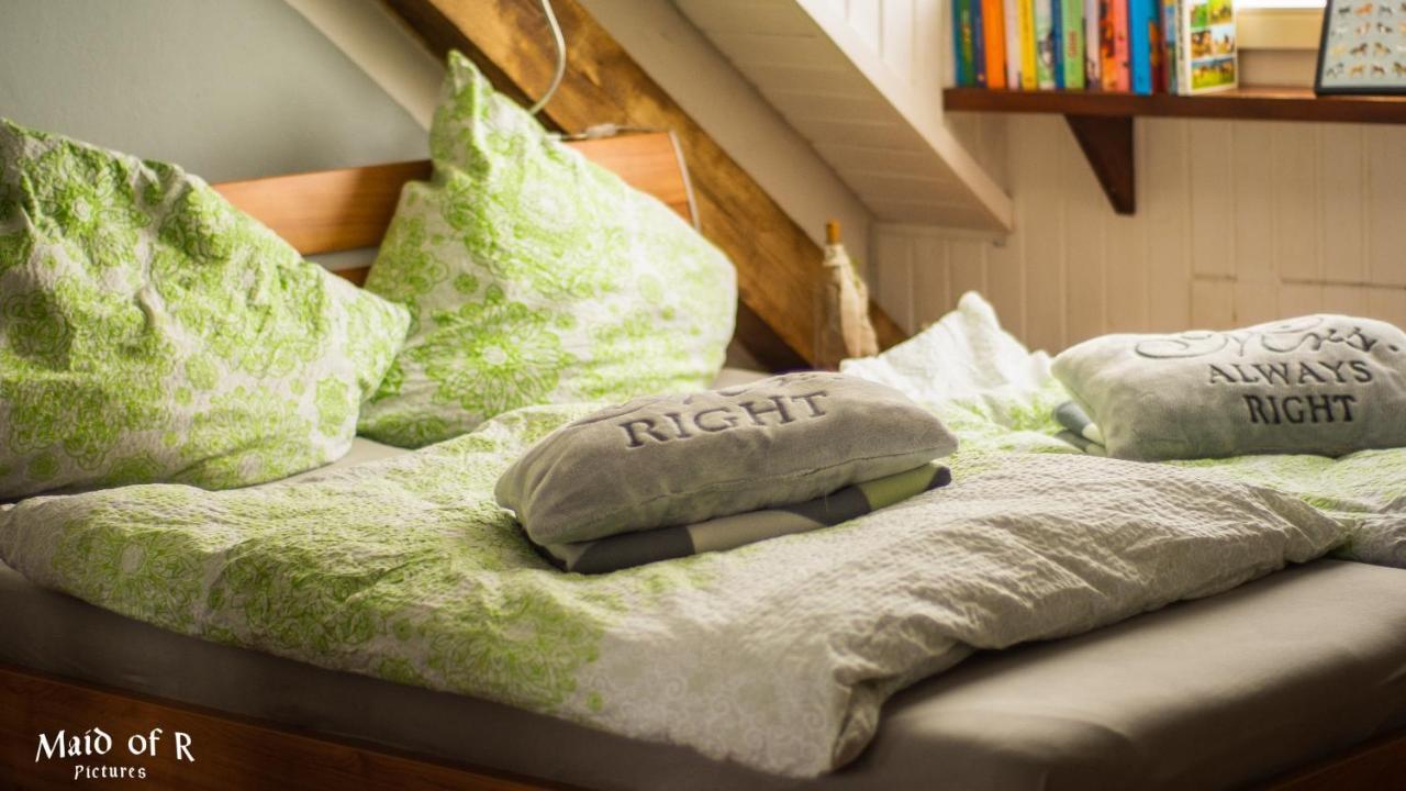 Hof Vierzehnender Im Hohen Venn - 70Qm Fachwerk-Studio - Grosses Wohn-Schlafzimmer Mit Dachterrasse Und Kaminofen - Separate Kueche - Perfekt Fuer Paare - Monschau - Eifel - Hunde Willkommen - Islandpferde Exterior foto