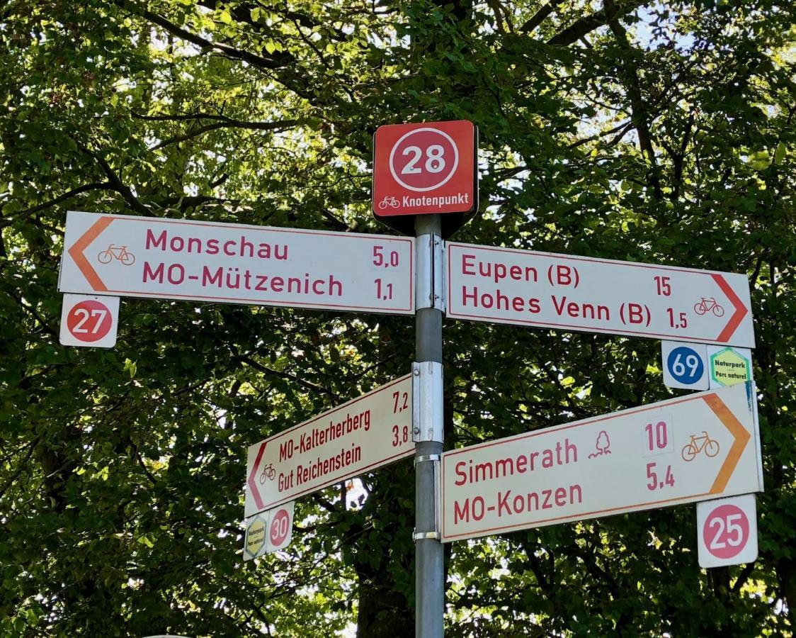 Hof Vierzehnender Im Hohen Venn - 70Qm Fachwerk-Studio - Grosses Wohn-Schlafzimmer Mit Dachterrasse Und Kaminofen - Separate Kueche - Perfekt Fuer Paare - Monschau - Eifel - Hunde Willkommen - Islandpferde Exterior foto